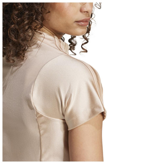 Adidas Γυναικεία κοντομάνικη μπλούζα Zip-Up Cropped Top